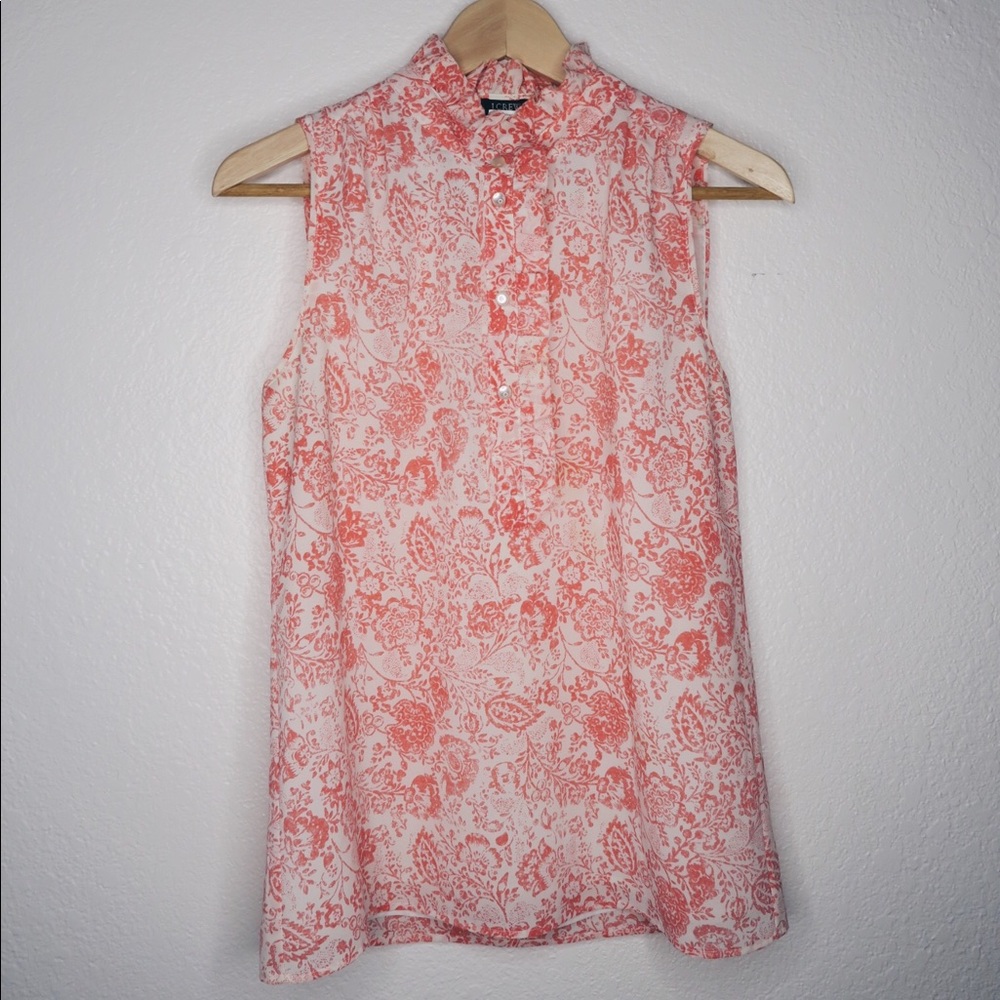 JCrew Sleeveless Blouse